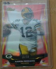 Aaron Rodgers [Pink Refractor] #89 Football Cards 2014 Topps Finest Prices