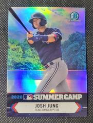 Josh Jung #SC-23 Baseball Cards 2021 Bowman Chrome 2020 Summer Camp Prices