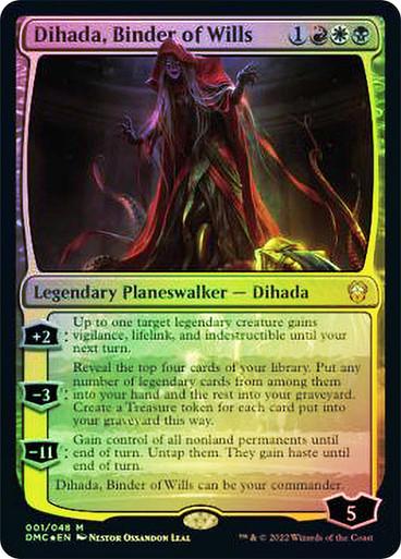 Dihada, Binder Of Wills [Foil] #1 Magic Dominaria United Commander