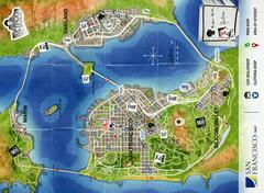 San Francisco Map (Side B) | Watch Dogs 2 [Deluxe Edition] PAL Xbox One