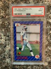 Lui Passaglia #12 Football Cards 1991 All World CFL Prices