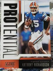 Anthony Richardson Football Cards 2023 Panini Score Protential Prices