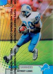 Barry Sanders [Gold Refractor w/ Coating] Football Cards 1999 Topps Finest Prices