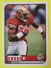 Terrell Owens #1 Football Cards 1998 Upper Deck UD Choice Prices