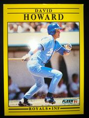 David Howard #U-27 Baseball Cards 1985 Fleer Update Prices