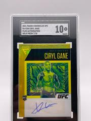 Ciryl Gane [Gold] Ufc Cards 2021 Panini Chronicles UFC Signatures Prices