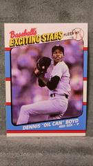 Dennis Oil Can Boyd Baseball Cards 1987 Fleer Exciting Stars Prices