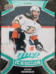 Adam Henrique [Ice Battles] #164 Hockey Cards 2021 Upper Deck MVP Prices