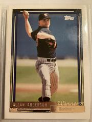 Allan Anderson [Winner] #417 Baseball Cards 1992 Topps Gold Prices