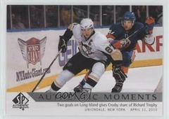 Sidney Crosby [Authentic Moments] #174 Hockey Cards 2012 SP Authentic Prices