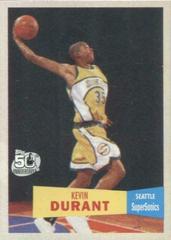 Kevin Durant [1957] Basketball Cards 2007 Topps Prices