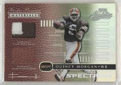 Quincy Morgan [Spectrum] Football Cards 2001 Playoff Absolute Memorabilia Prices