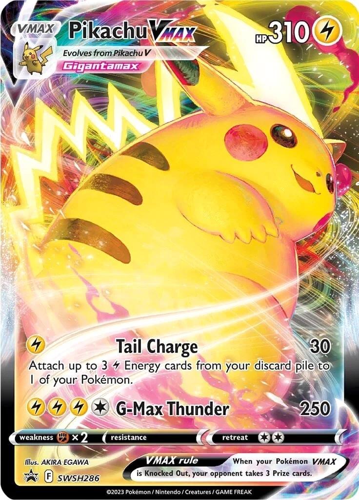 Pikachu VMax Jumbo SWSH286 Prices Pokemon Promo Pokemon Cards