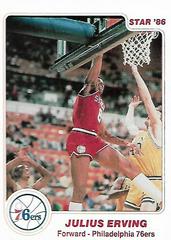 Julius Erving Basketball Cards 1986 Star Prices