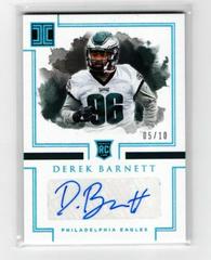 Derek Barnett [Autograph Platinum] #170 Football Cards 2017 Panini Impeccable Prices