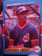 Julio Franco #14 Baseball Cards 1988 Fleer Exciting Stars Prices