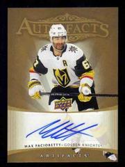Max Pacioretty #RAF-MP Hockey Cards 2021 Upper Deck Artifacts 2005-06 Retro Auto Facts Prices
