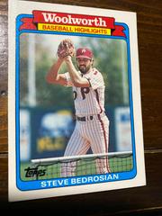 Steve Bedrosian #10 of 33 Baseball Cards 1988 Woolworth Prices