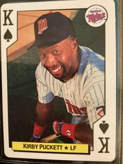 Kirby Puckett [King of Spades] Baseball Cards 1992 U.S. Playing Card All Stars Prices