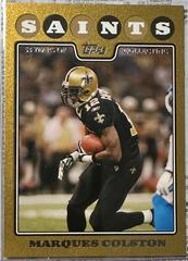 Marques Colston [Gold Border] #137 Football Cards 2008 Topps Prices
