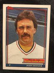 John Hoover #71 Baseball Cards 1991 Topps '90 M.L. Debut Prices