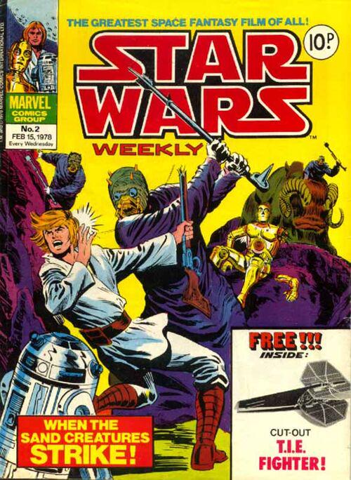 Star Wars Weekly #2 (1978) Comic Books Star Wars Weekly