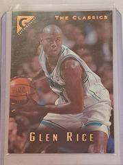 Glenn Rice #59 Basketball Cards 1995 Topps Gallery Prices