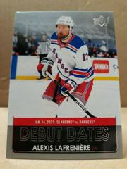 Alexis Lafreniere #DD-1 Hockey Cards 2021 Upper Deck Debut Dates Prices