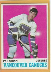 Pat Quinn #120 Hockey Cards 1970 Topps Prices