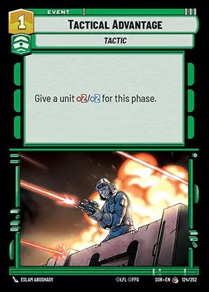 Tactical Advantage [Foil Hyperspace] #124 Star Wars Unlimited: Spark of Rebellion