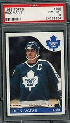 Rick Vaive #106 Hockey Cards 1985 Topps Prices