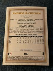 Artist Card | andrew mccutchen Baseball Cards 2020 Topps Gallery Artist Promos