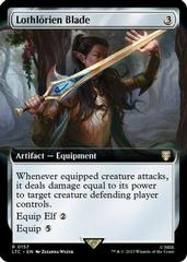 Lothlorien Blade [Extended Art] #157 Magic Lord of the Rings Commander Prices