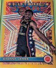 Bronny James [Gold] #FS-10 Basketball Cards 2023 Topps Chrome McDonald's All American Future Stars Prices