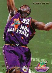 Side 2 | Shaquille O'Neal, Hakeem Olajuwon Basketball Cards 1995 Fleer All-Stars