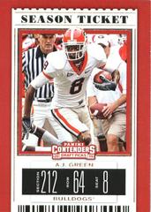 A.J. Green #1 Football Cards 2019 Panini Contenders Draft Picks Prices