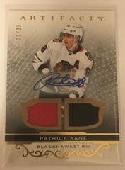 Patrick Kane [Material Autograph Gold] #103 Hockey Cards 2021 Upper Deck Artifacts Prices