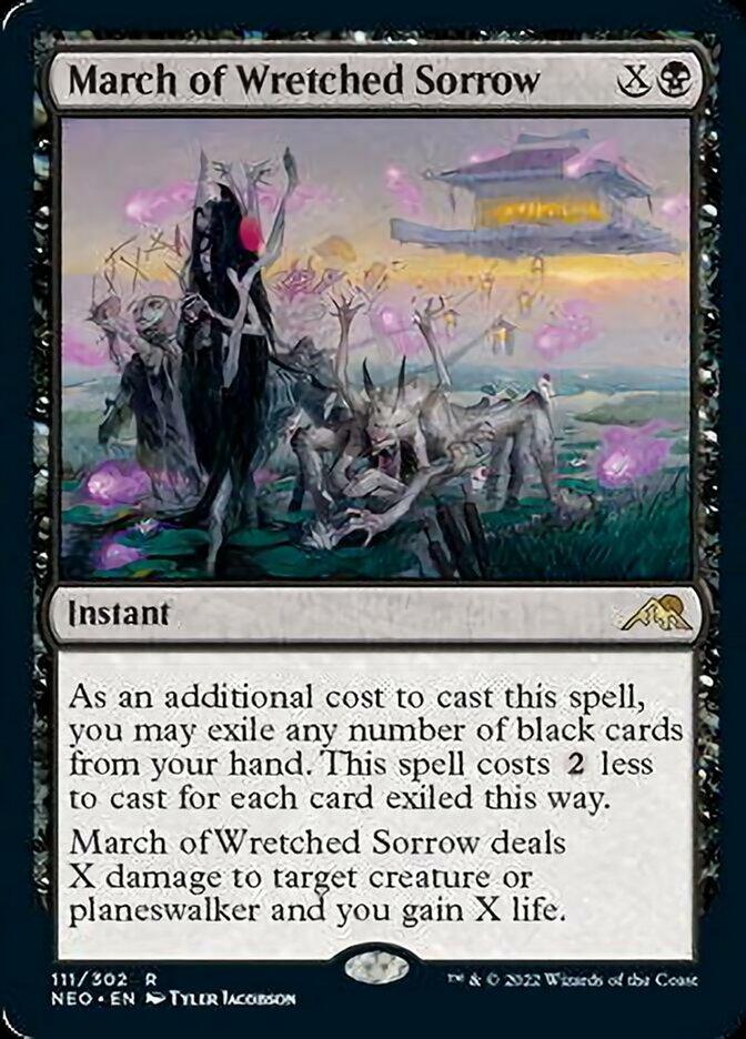 March of Wretched Sorrow #111 Magic Kamigawa: Neon Dynasty