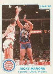 Rick Mahorn Basketball Cards 1986 Star Prices