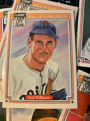 Ted Williams Baseball Cards 1987 Leaf Candy City Team Prices