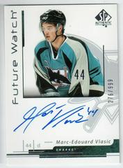 Marc Edouard Vlasic [Autograph] Hockey Cards 2006 SP Authentic Prices