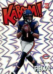 Justin Fields Football Cards 2021 Panini Absolute Kaboom Prices