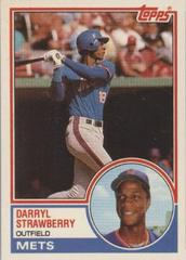 Darryl Strawberry Baseball Cards 1983 Topps Traded Prices