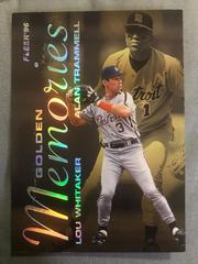 Lou Whitaker, Alan Trammell #10 Baseball Cards 1996 Fleer Golden Memories Prices