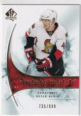 Peter Regin #185 Hockey Cards 2009 SP Authentic Prices