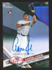 Aaron Judge [Green Refractor] #RA-AJ Baseball Cards 2017 Topps Chrome Rookie Autographs Prices