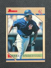 Garrett Anderson Baseball Cards 1996 Bowman Prices