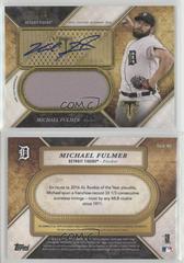 Michael Fulmer [Auto/Relic] #UAJR-MU Baseball Cards 2017 Topps Triple Threads Prices
