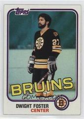 Dwight Foster [East] Hockey Cards 1981 Topps Prices