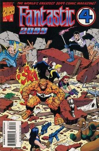 Fantastic Four 2099 #3 (1996) Cover Art
